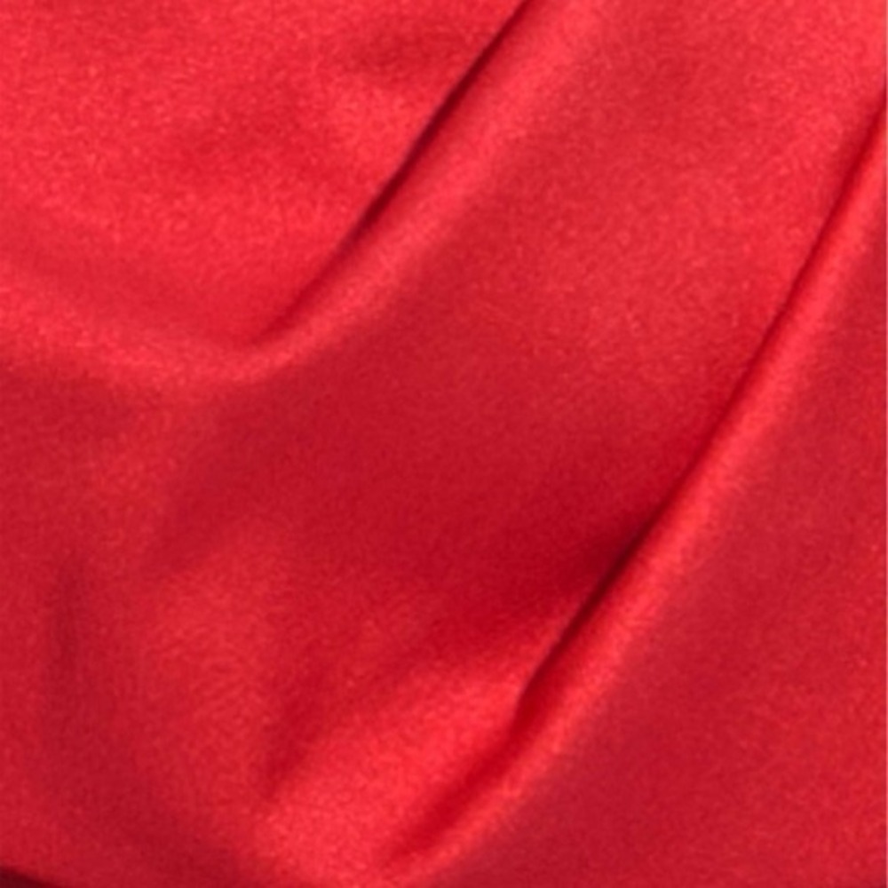 Black Halo Dame Jackie Satin Silky Midi Dress‎ Red - Picture 8 of 8